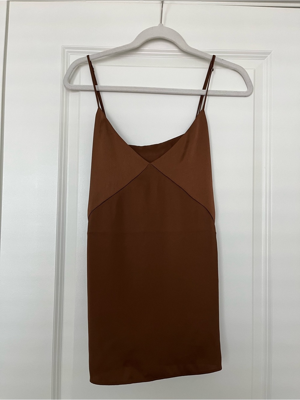 Express Brown Spaghetti Strap Camisole